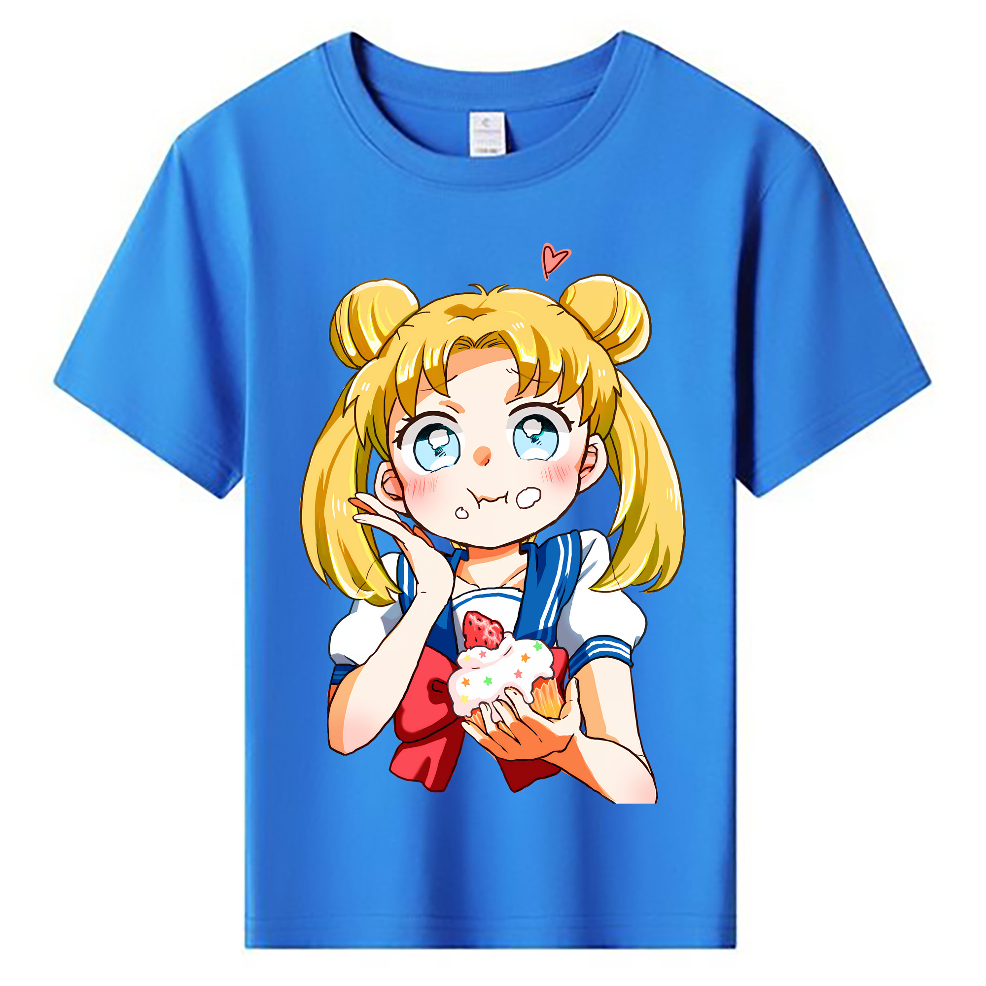 （画像用） 美少女戦士セーラームーン 愛野 美奈子 あいの みなこ Sailor Moon Aino Minako 綿100％キッズTシャツ（フロントプリント）